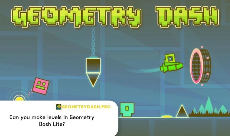 Can you make levels in Geometry Dash Lite